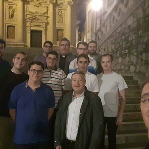 Ein Selfie vor dem Mausoleum in Graz